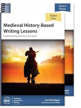 Medieval History-Based Writing Lessons Student Book - Blue/Orange
